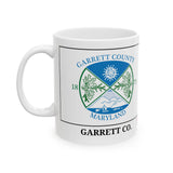 Garrett County & Maryland Flag 11oz Coffee Mug