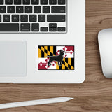 Maryland Flag Chihuahua Sticker