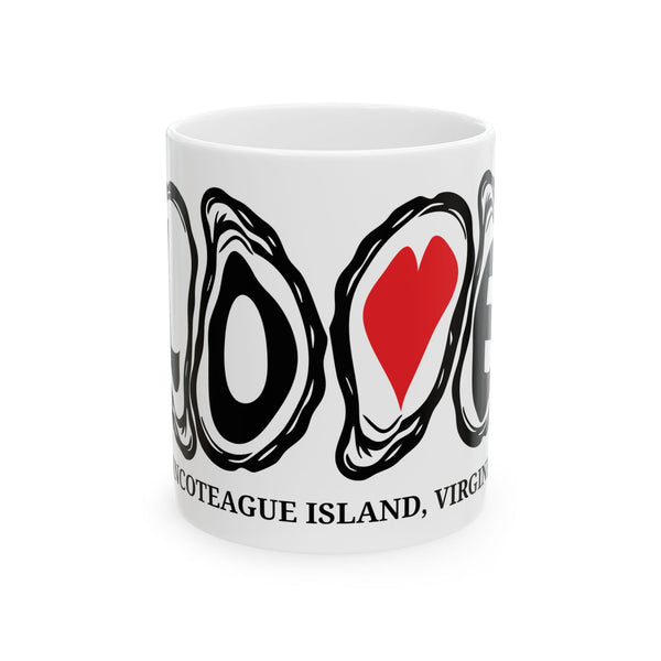 Mug - Chincoteague Island Love Oysters Ceramic Mug (11oz, 15oz)