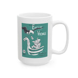 Eagles vs Vikings Ceramic Mug, (11oz, 15oz)