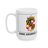 Anne Arundel County, Maryland Ceramic Mug, (11oz, 15oz)