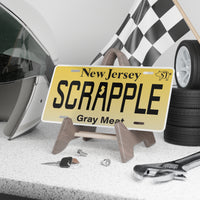New Jersey Scrapple License Plate