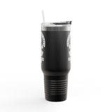 Custom Rating 40oz Insulated Travel Mug — US Navy Skull Emblem
