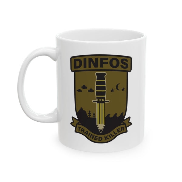 Mug - DINFOS Trained Killer Ceramic Mug (11oz, 15oz)