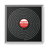 Custom Song Matte Canvas, Framed