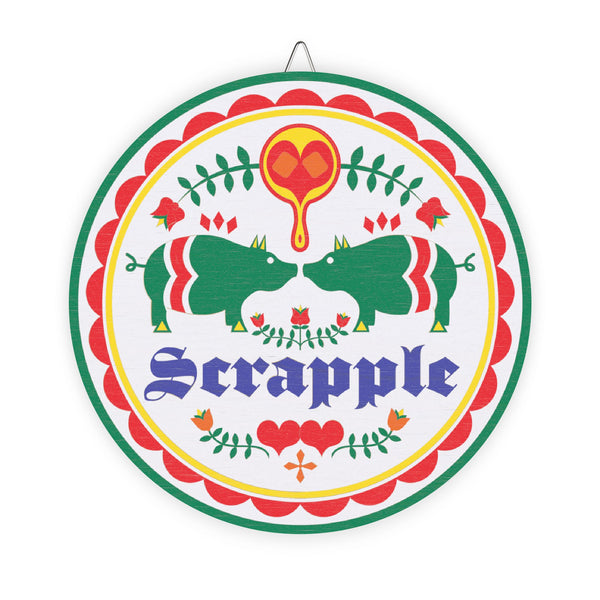Wood Signs - Scrapple Hex Sign Wall Decor