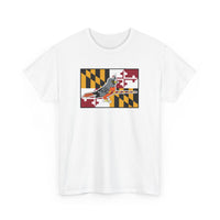Maryland State Flag Oriole Jousting Unisex Tee