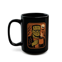 Coffee Mug - Halloween Frank Drinking Coffee