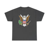 Eagle Shield 250 USA Graphic Tee — Patriotic Bald Eagle Emblem T-Shirt