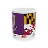 Talbot County Maryland Flag 11oz Coffee Mug