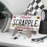Maryland Scrapple License Plate