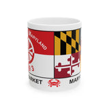 New Market Maryland Flag Coffee Mug