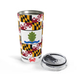Severna Park Maryland State Flag Tumbler 20oz Tumbler — All Maryland