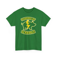 Powered by Scrapple Unisex Heavy Cotton Tee