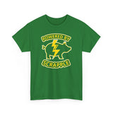 Powered by Scrapple Unisex Heavy Cotton Tee