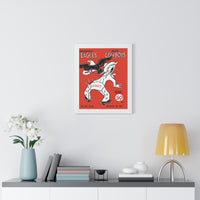 Eagles vs Cowboys Framed Vertical Poster