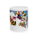 Maryland County Flags Ceramic Mug