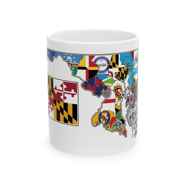 Maryland County Flags Ceramic Mug