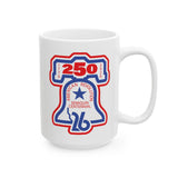 USA 250 Ceramic Coffee Mug (11oz & 15oz)