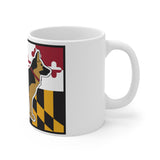 Maryland Flag German Shepherd Mug 11oz