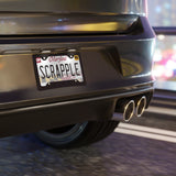 Maryland Scrapple License Plate