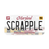 Mini License Plate - Maryland Mini Scrapple