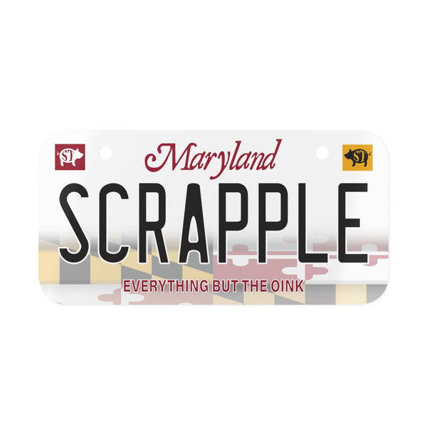 Mini License Plate - Maryland Mini Scrapple