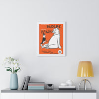 Eagles vs Bears Framed Poster