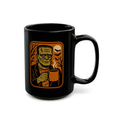 Mug - Vintage Halloween Franken & Wife Coffee Cup Design