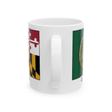 Caroline County & Maryland Flag 11oz Coffee Mug