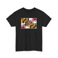 Maryland State Flag Oriole Jousting Unisex Tee