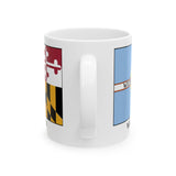 Wicomico County & Maryland Flag 11oz Coffee Mug