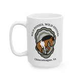 Mug - Chincoteague Wild Ponies and Wild Oysters Ceramic Mug (11oz, 15oz)