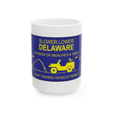 Slower Lower Delaware Mug, (11oz, 15oz)