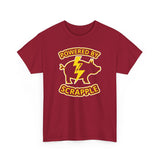 Powered by Scrapple Unisex Heavy Cotton Tee