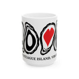 Mug - Chincoteague Island Love Oysters Ceramic Mug (11oz, 15oz)