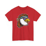 Patriotic Delaware Flag Eagle Head T-Shirt – Graphic Tee