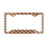 License Plate Frame - Maryland Flag Design