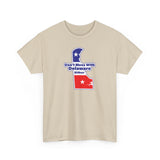 Don't Mess with Delaware Unisex Heavy Cotton Tee