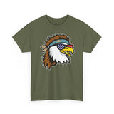 Patriotic Delaware Flag Eagle Head T-Shirt – Graphic Tee