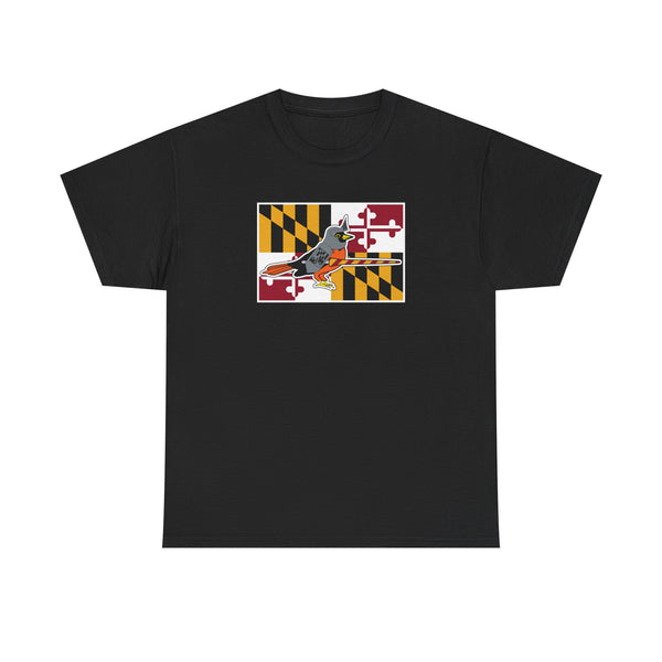Maryland State Flag Oriole Jousting Unisex Tee