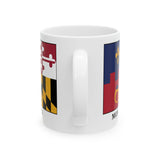 Montgomery County & Maryland Flag 11oz Coffee Mug