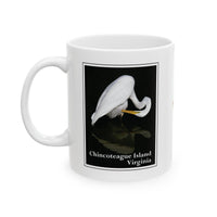 Chincoteague Bird Ceramic Mug, (11oz, 15oz)