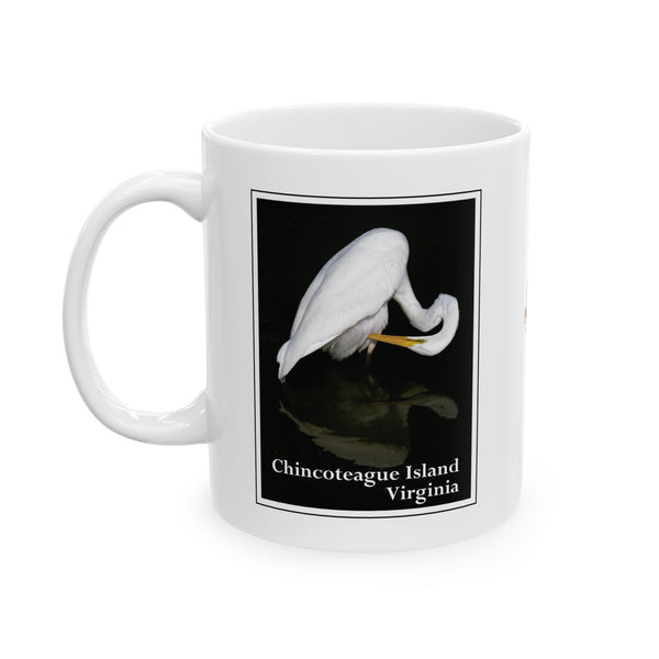 Chincoteague Bird Ceramic Mug, (11oz, 15oz)