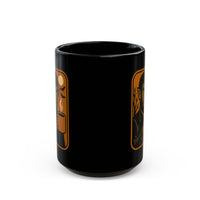 Mug - Vintage Halloween Wolfman Holding a Cup of Coffee - 11oz/15oz
