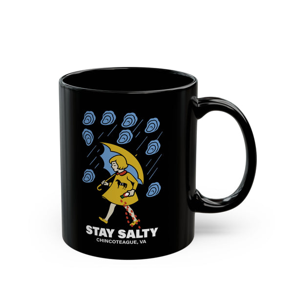 Mug - Chincoteague Stay Salty Black Mug (11oz, 15oz)