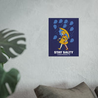 Poster - Chincoteague Stay Salty Coastal Art Print