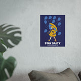 Poster - Chincoteague Stay Salty Coastal Art Print
