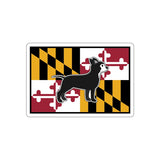 Maryland Flag Chihuahua Sticker