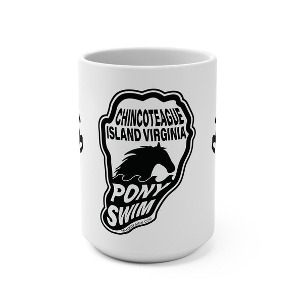Chincoteague Pony Swim Mug 15oz